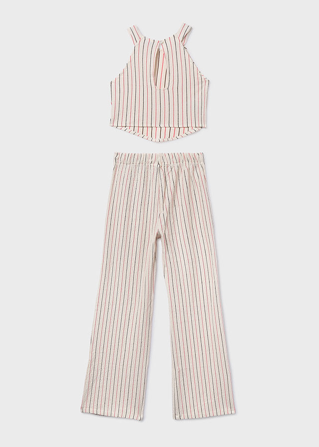 Conj. calça riscas - mayoral - Menina - SS26-6560