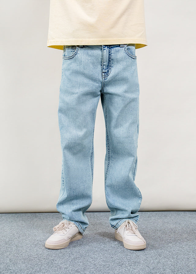Calça jeans wide leg - mayoral - boston Kids - SS26-6575