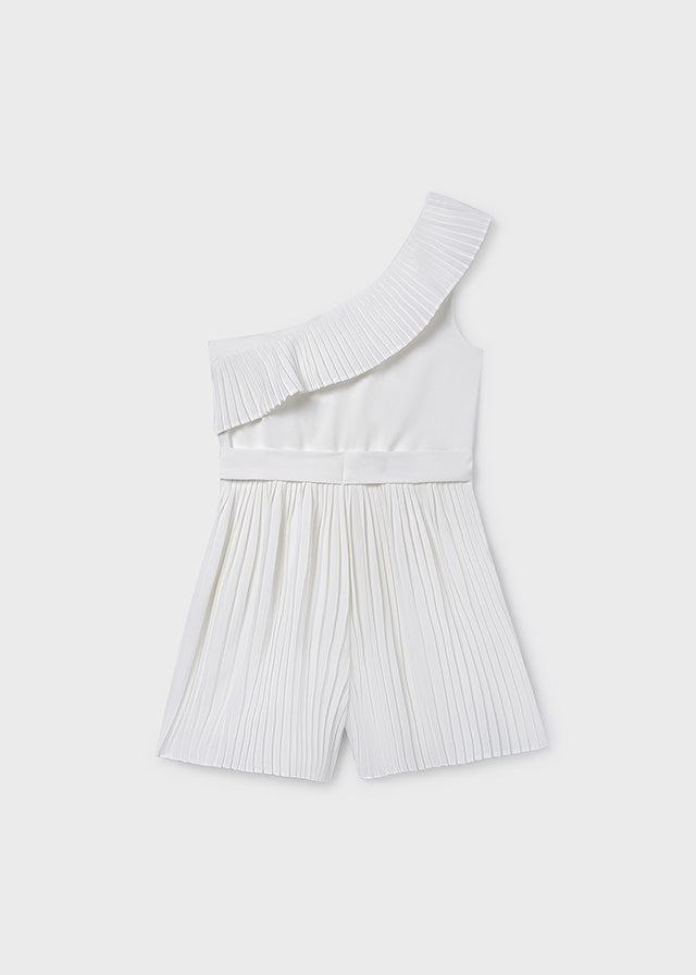 Macacão curto plissado - mayoral - Menina - SS26-6870