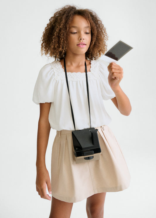 Saia tecido gabardine - mayoral - Menina - SS26-6902