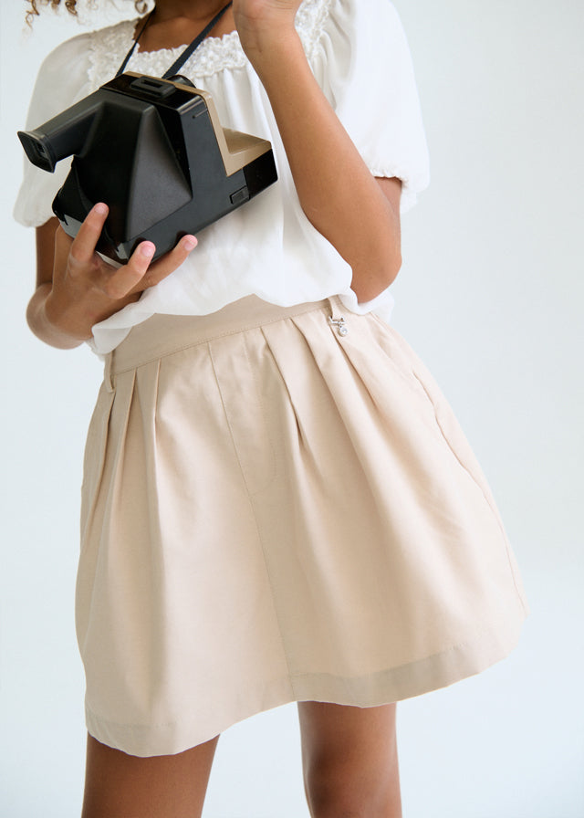 Saia tecido gabardine - mayoral - Menina - SS26-6902
