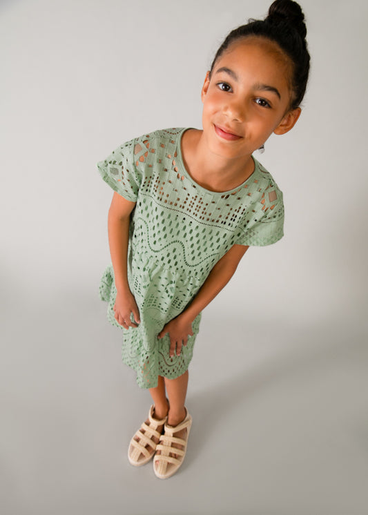 Vestido renda - mayoral - Menina - SS26-6904