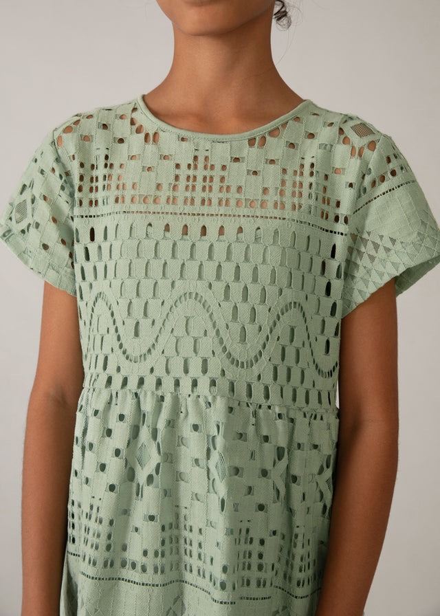 Vestido renda - mayoral - Menina - SS26-6904