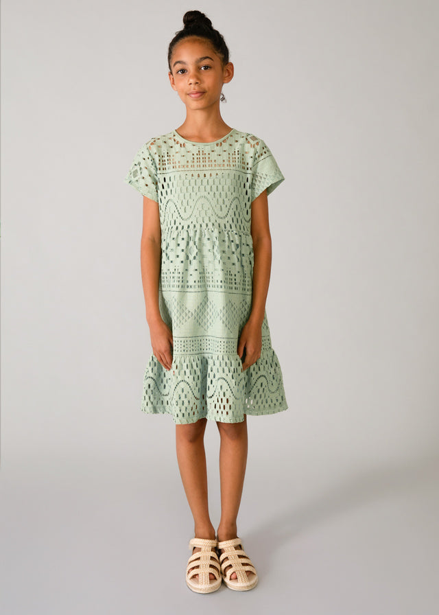 Vestido renda - mayoral - Menina - SS26-6904