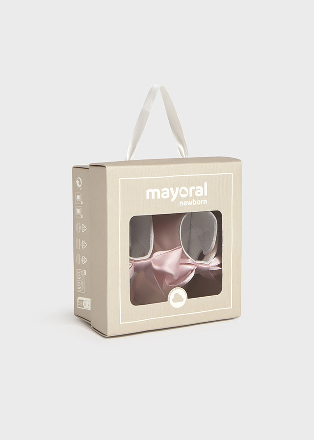 Sapatos cerimónia - mayoral - New Born menina - SS26-9090