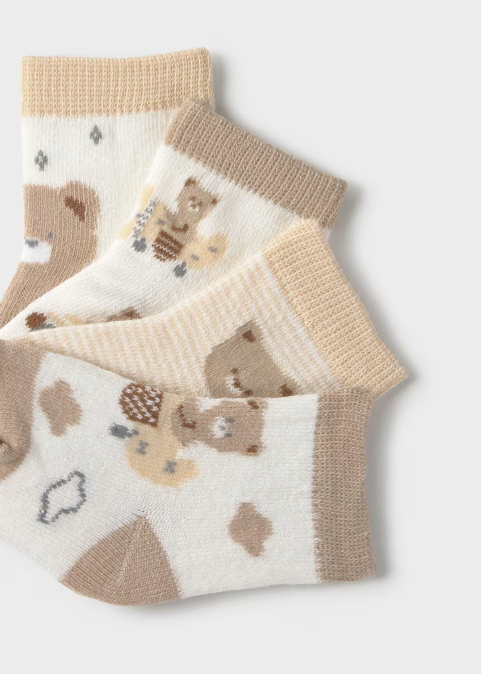 Pack de 4 soquetes - mayoral - New Born menino - SS26-9049