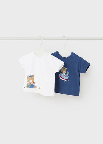 Pack 2 camisetas m/curta - mayoral - New Born menino - SS24-1002