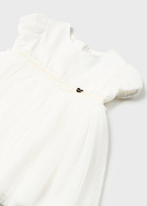 Vestido tule plissado - mayoral - Baby menina - SS24-1904