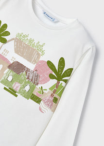 Camiseta lentejolas - mayoral - Mini Menina - SS24-3093